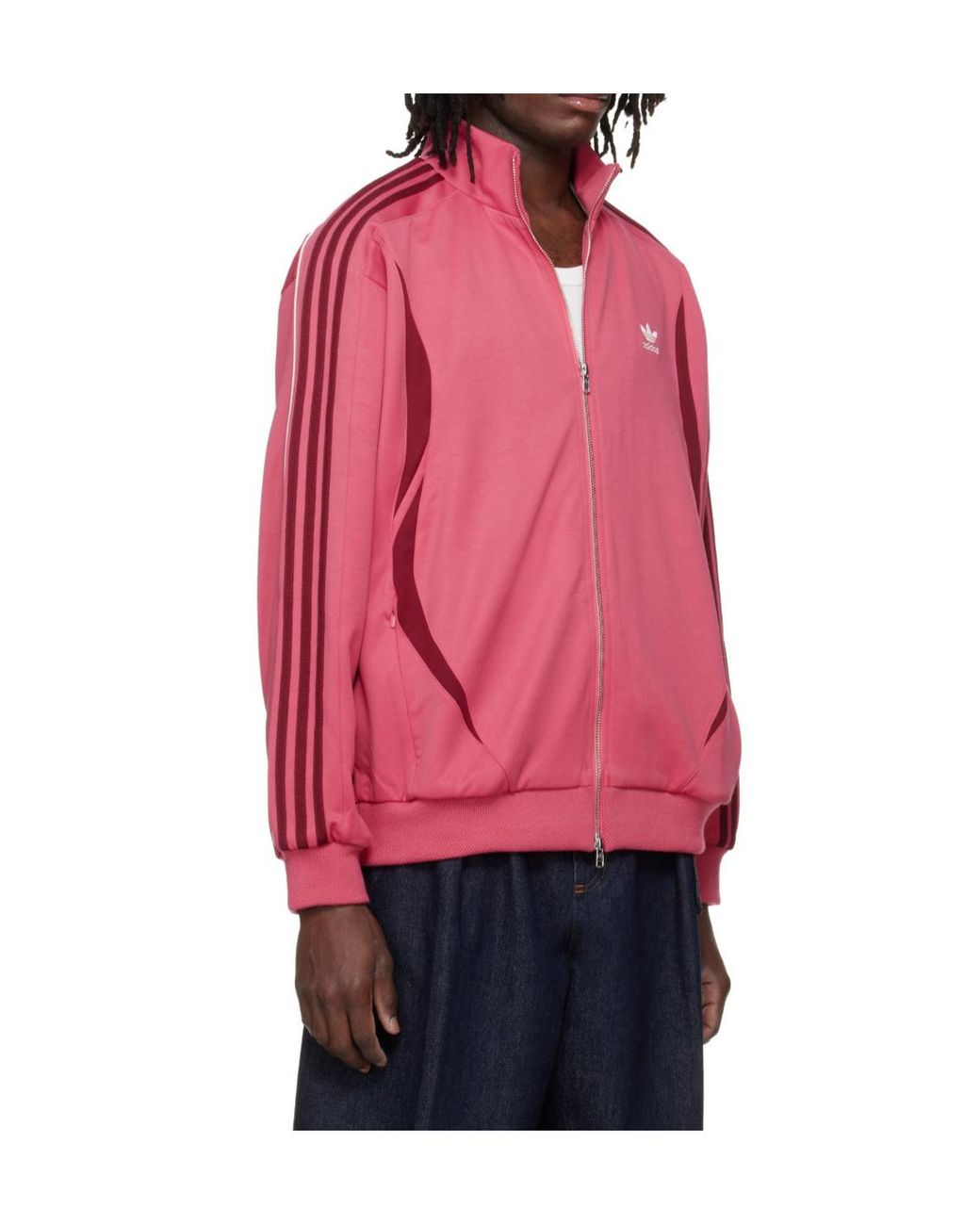 Wales Bonner Red X Adidas Originals Collaboration Sports Jacket for men