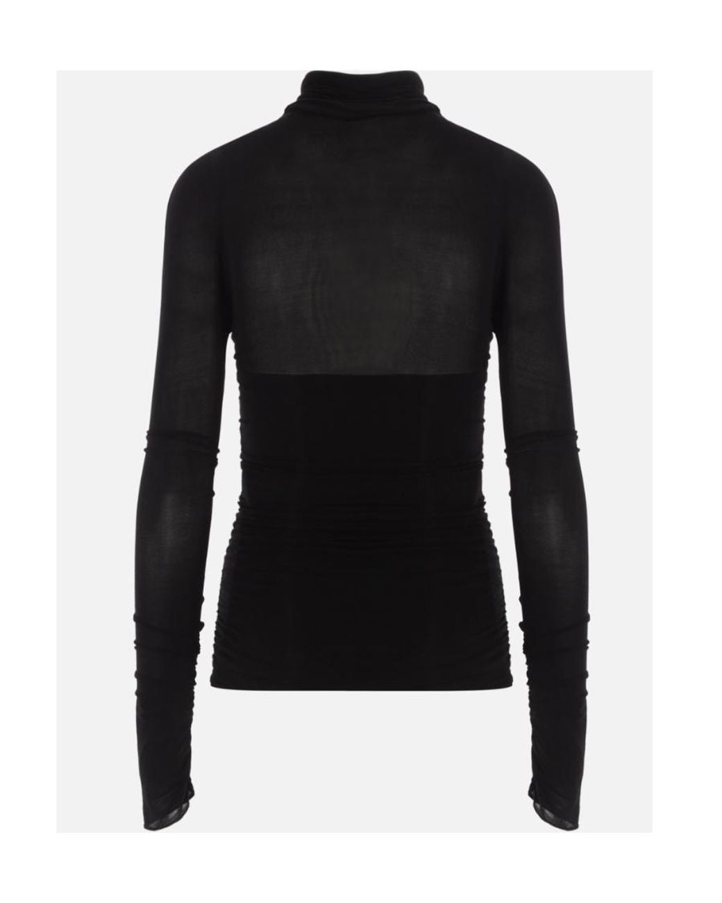 Saint Laurent Black Top With Logo