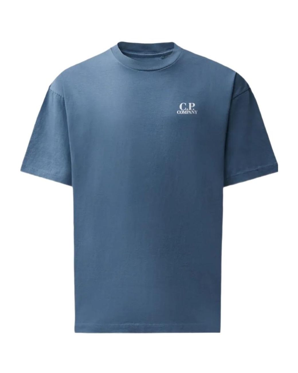 C P Company Blue Back Graphic T-Shirt for men