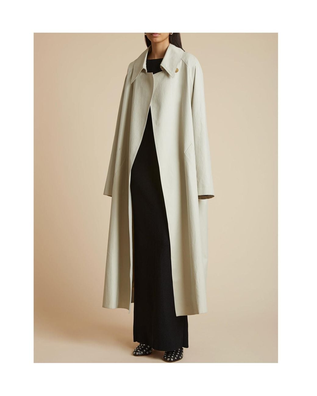 Khaite Natural The Minnie Belted Coat