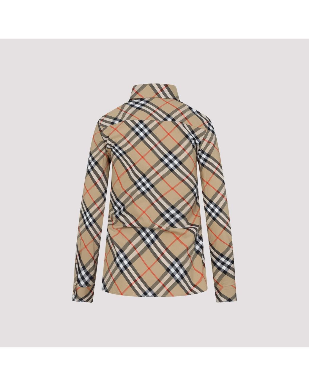 Burberry Multicolor Multicolour Cotton Plaid Shirt
