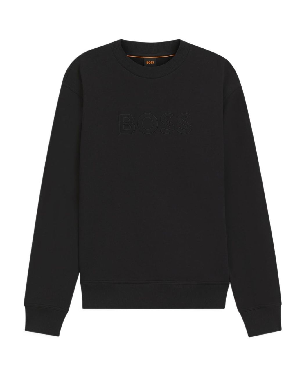 Boss Black Boss Logo Embroidered Crewneck Sweatshirt for men