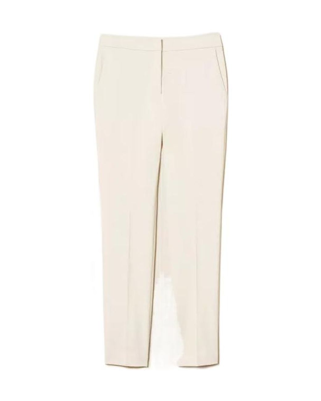 Twinset Natural Creased Trousers