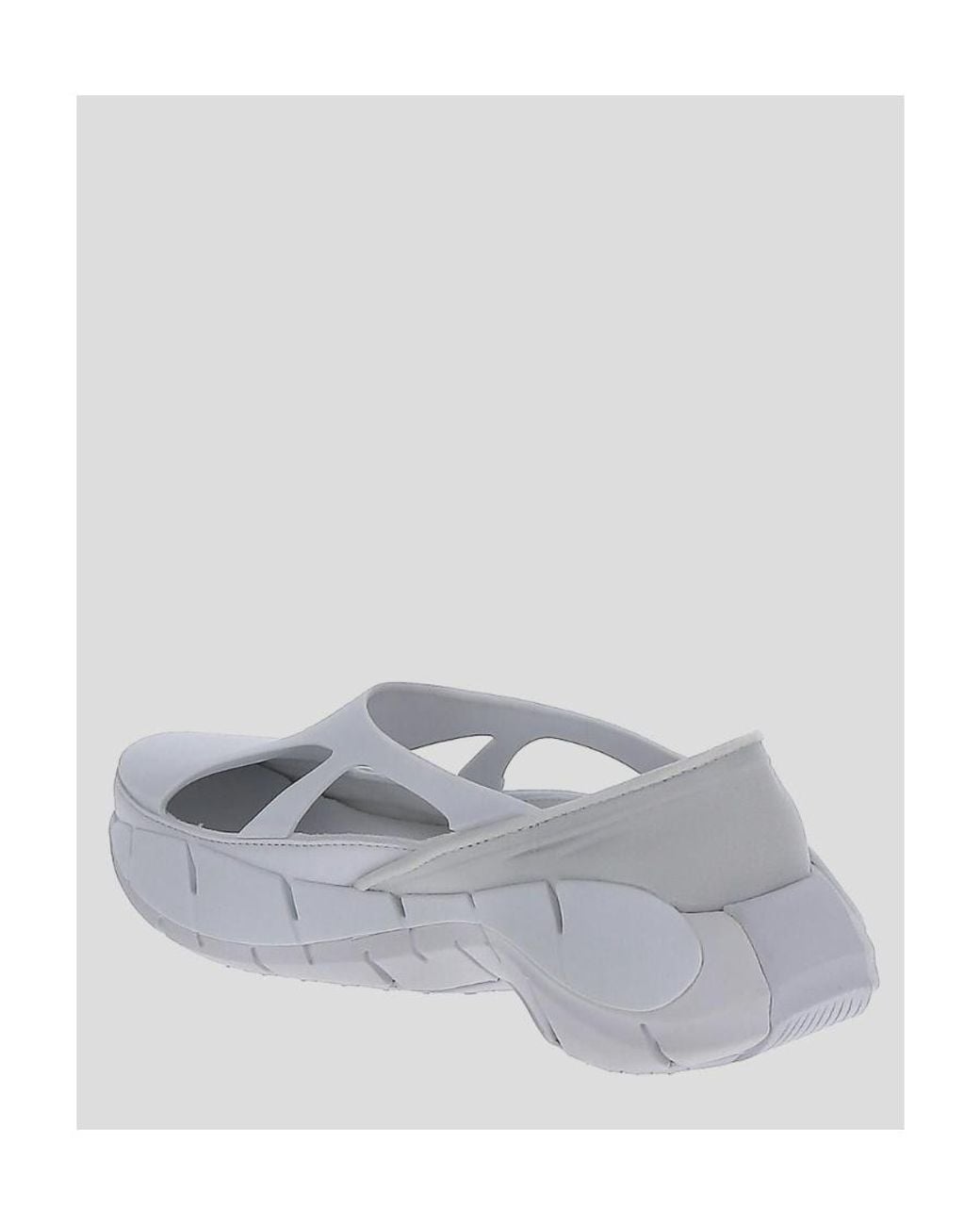 Maison Margiela Gray X Reebok Cut-Out Slip-On Sneakers