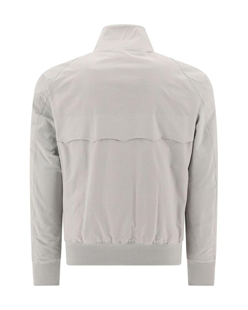 Baracuta Gray G 9 Harrington Zip-Up Bomber Jacket for men