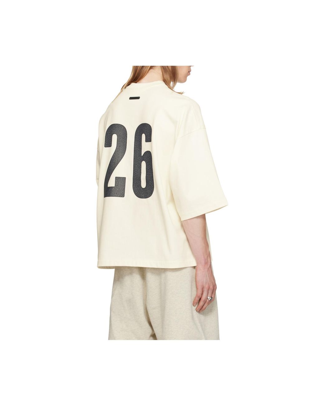 Fear Of God White All Valley Logo T-Shirt for men