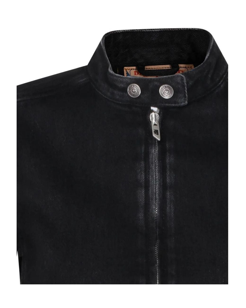 DIESEL Black De Mornin Fitted Denim Jacket