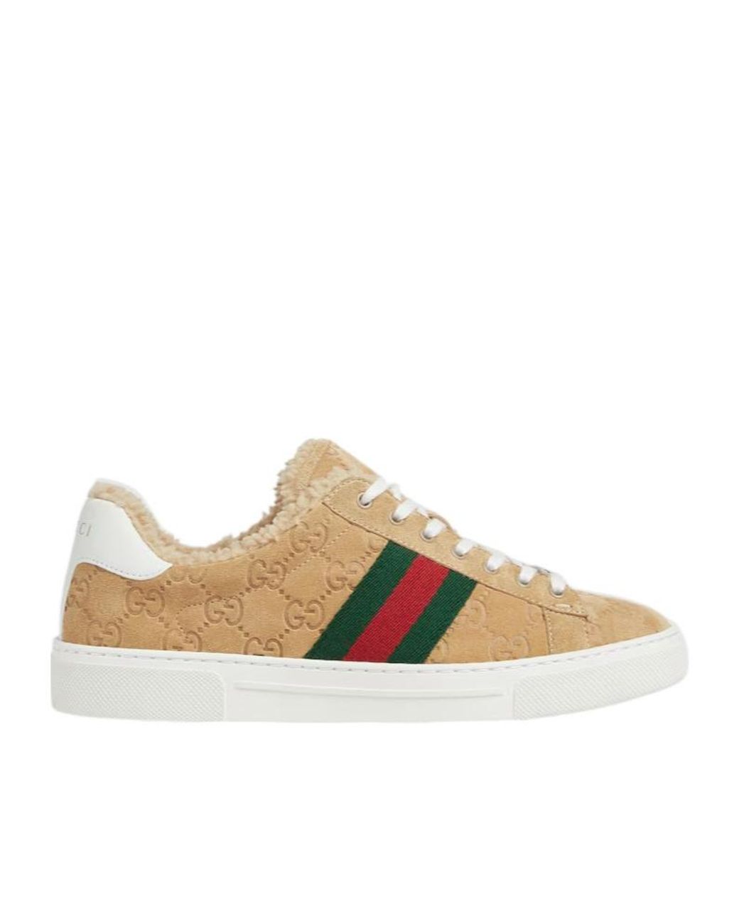 Gucci Multicolor Web Detailed Low-Top Sneakers
