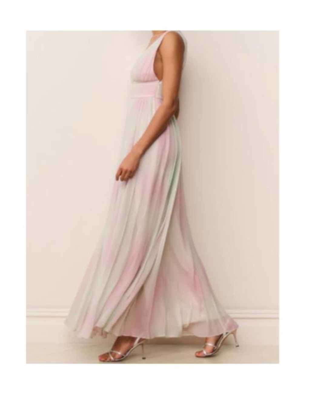 LoveShackFancy White Madeleine Pleated Maxi Dress