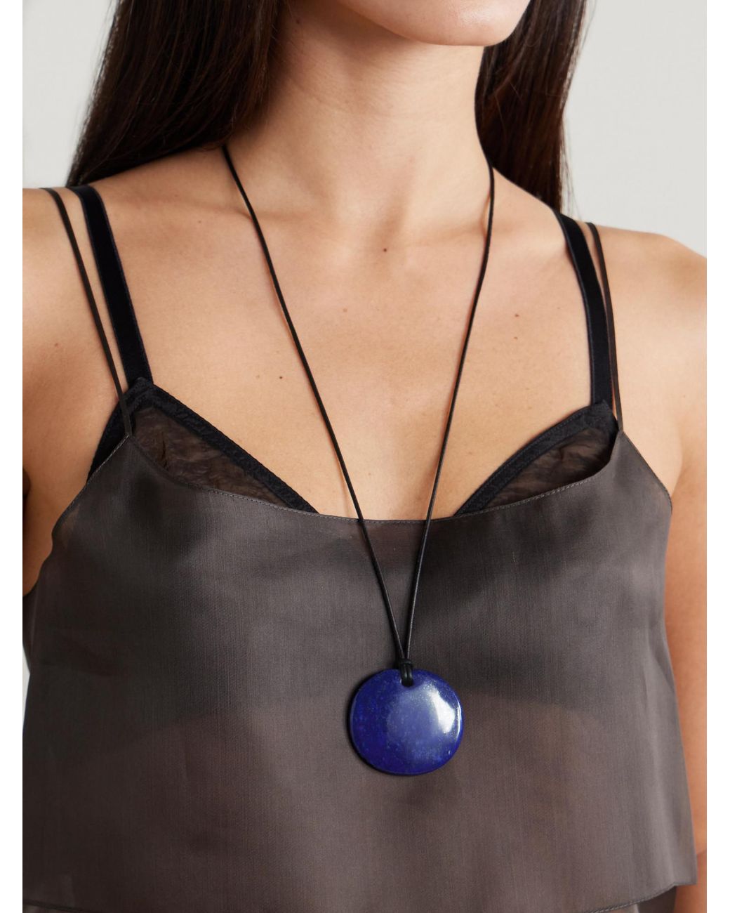 Sophie Buhai Blue Round Necklace