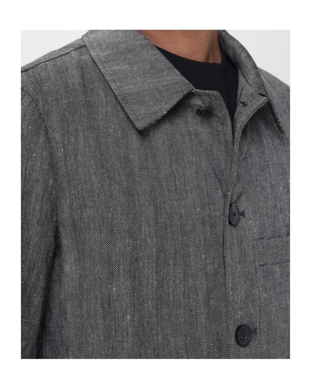 Dries Van Noten Gray Single-Breasted Casual Jacket for men