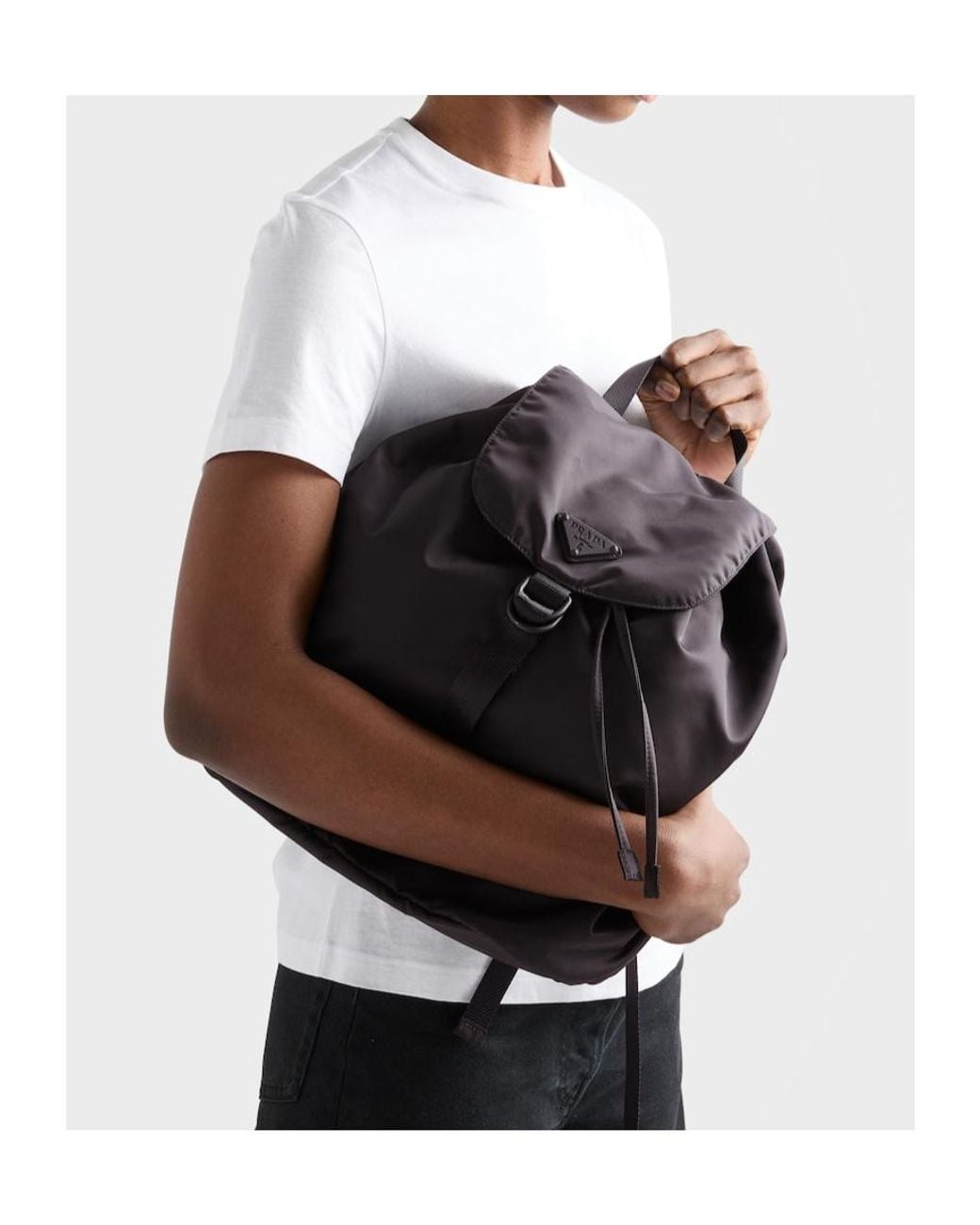 Prada Blue Re-Nylon Backpack
