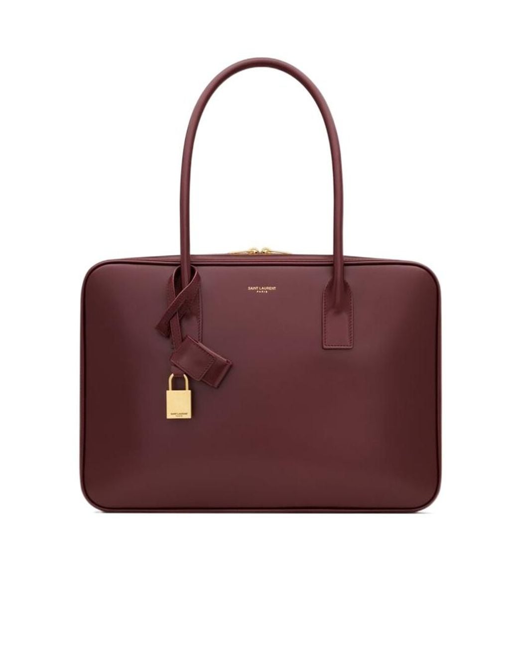 Saint Laurent Red Sac De Jour Bauletto Bag