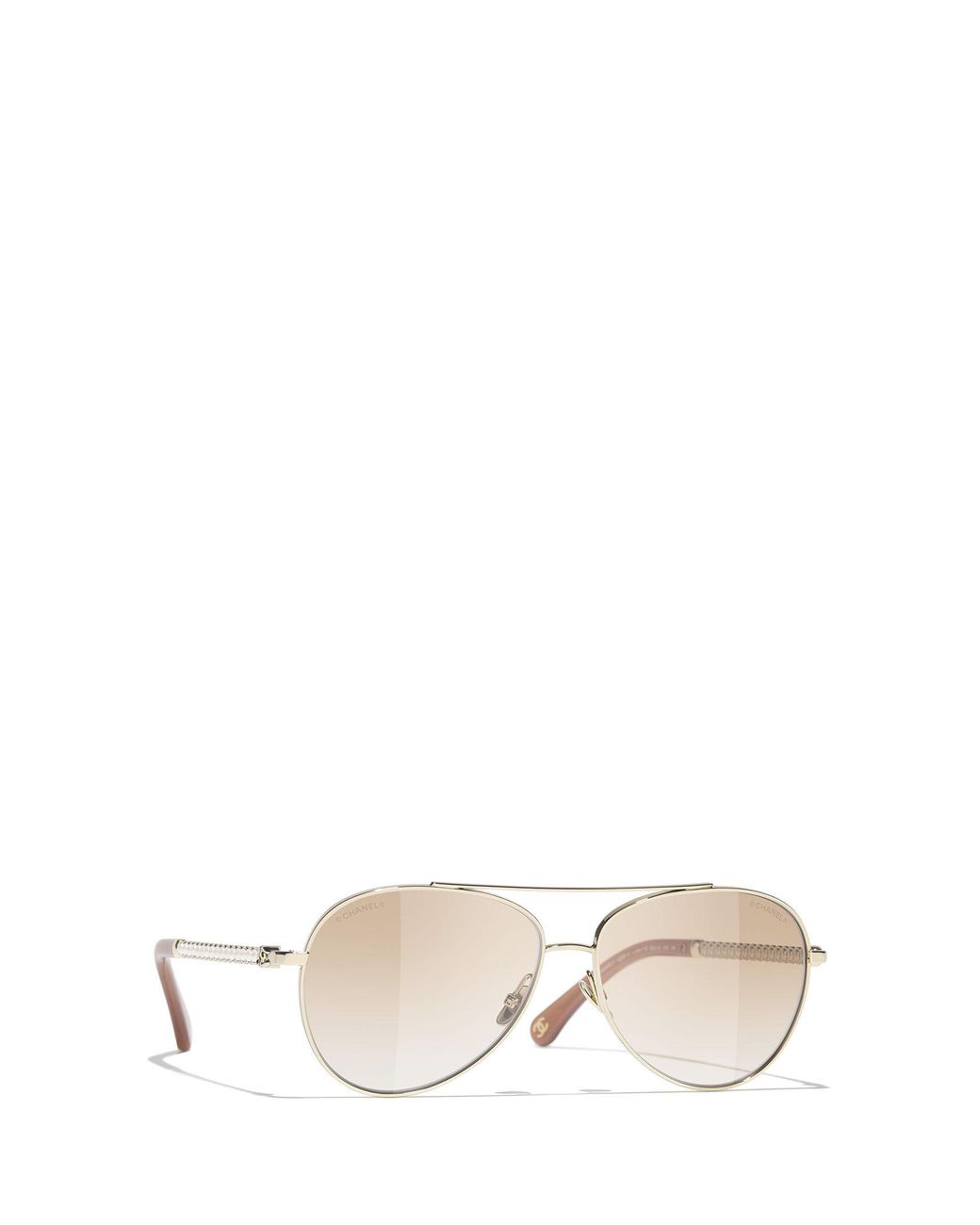 Chanel White Full Frame Sunglasses for men