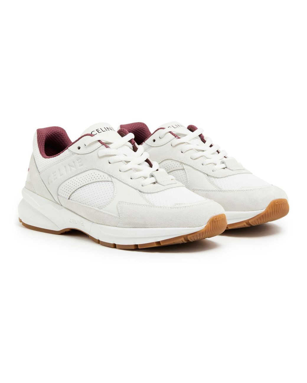 Céline White Laced Sneakers