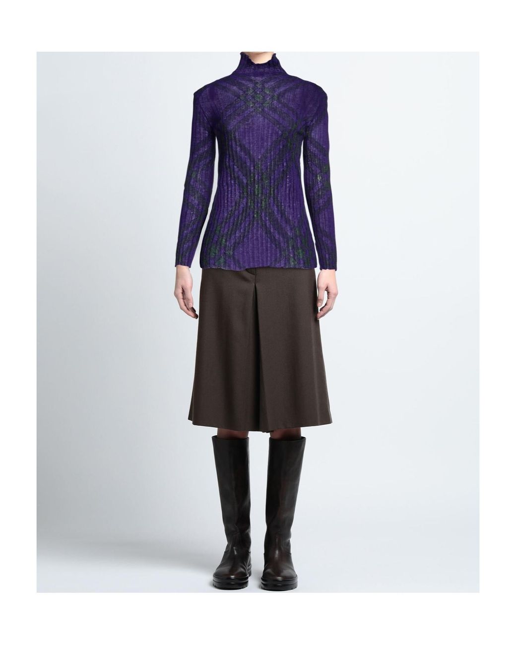 Burberry Blue Polo Necks