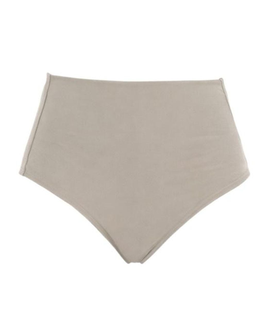 Rick Owens White High-Waisted Swim Bottoms