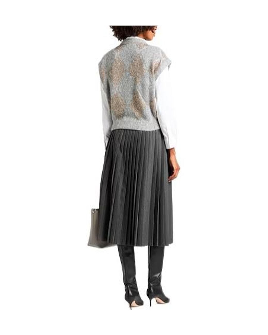Brunello Cucinelli Gray Cardigans