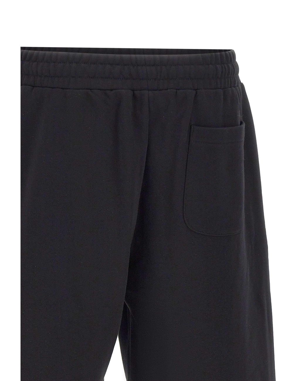 EA7 Blue Logo Drawstring Shorts for men