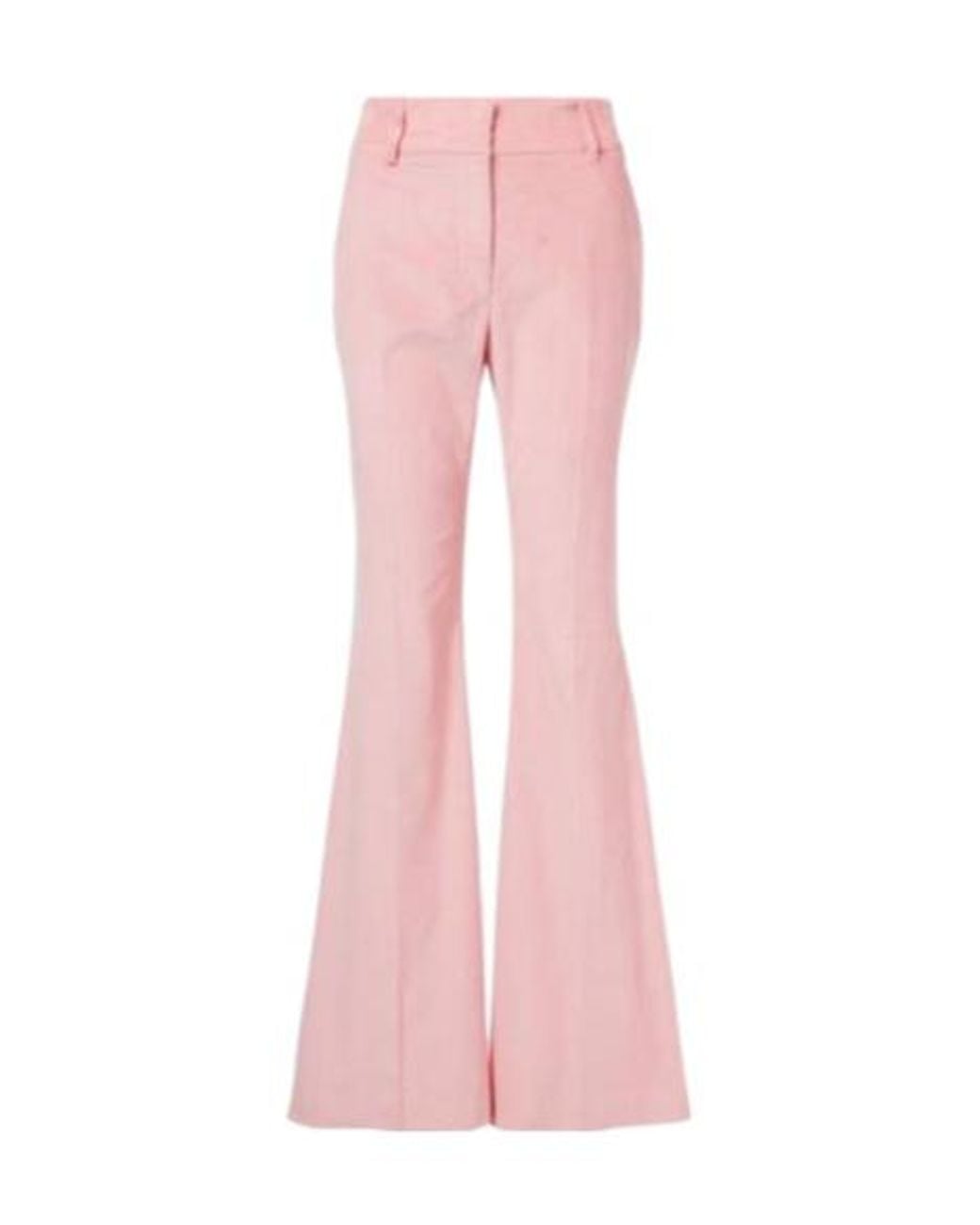 Gabriela Hearst Pink Ianthe Cotton Corduroy Flared Pants