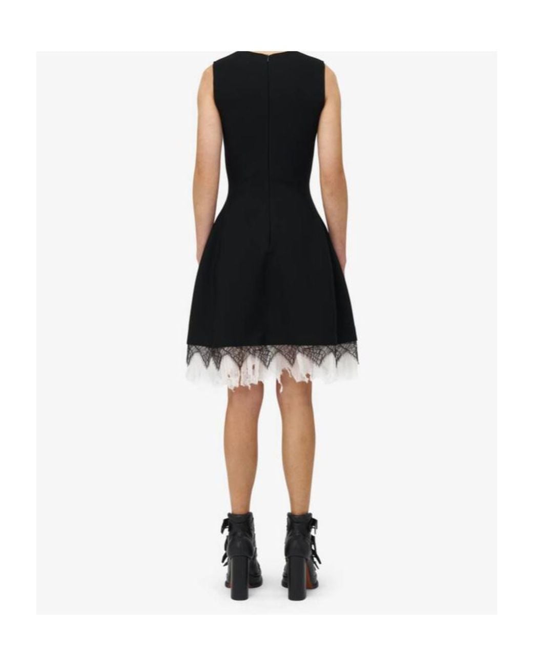 McQueen Black Sleeveless Dress