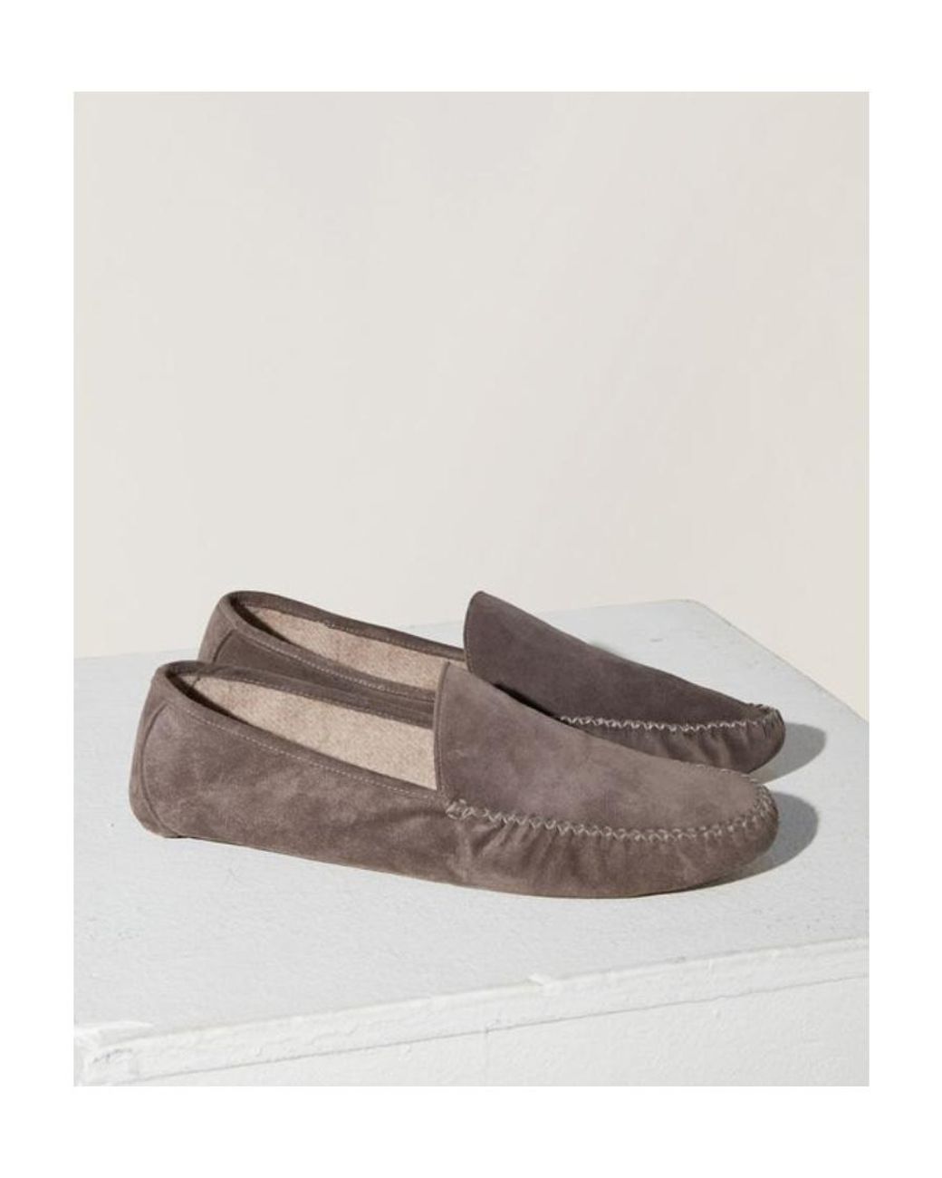 Loro Piana Gray Maurice Business Casual Shoes for men