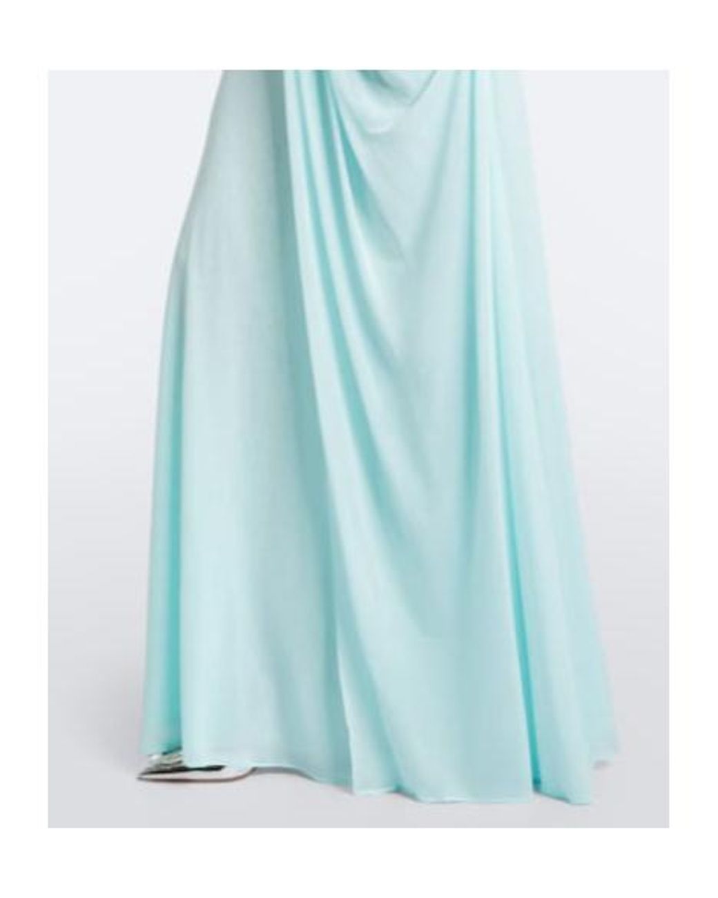 Christopher Esber Blue Ripple Draped Gown
