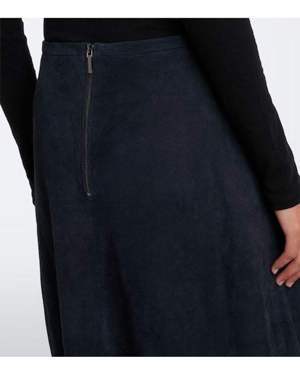 Joseph Blue Helius A-Line Skirt