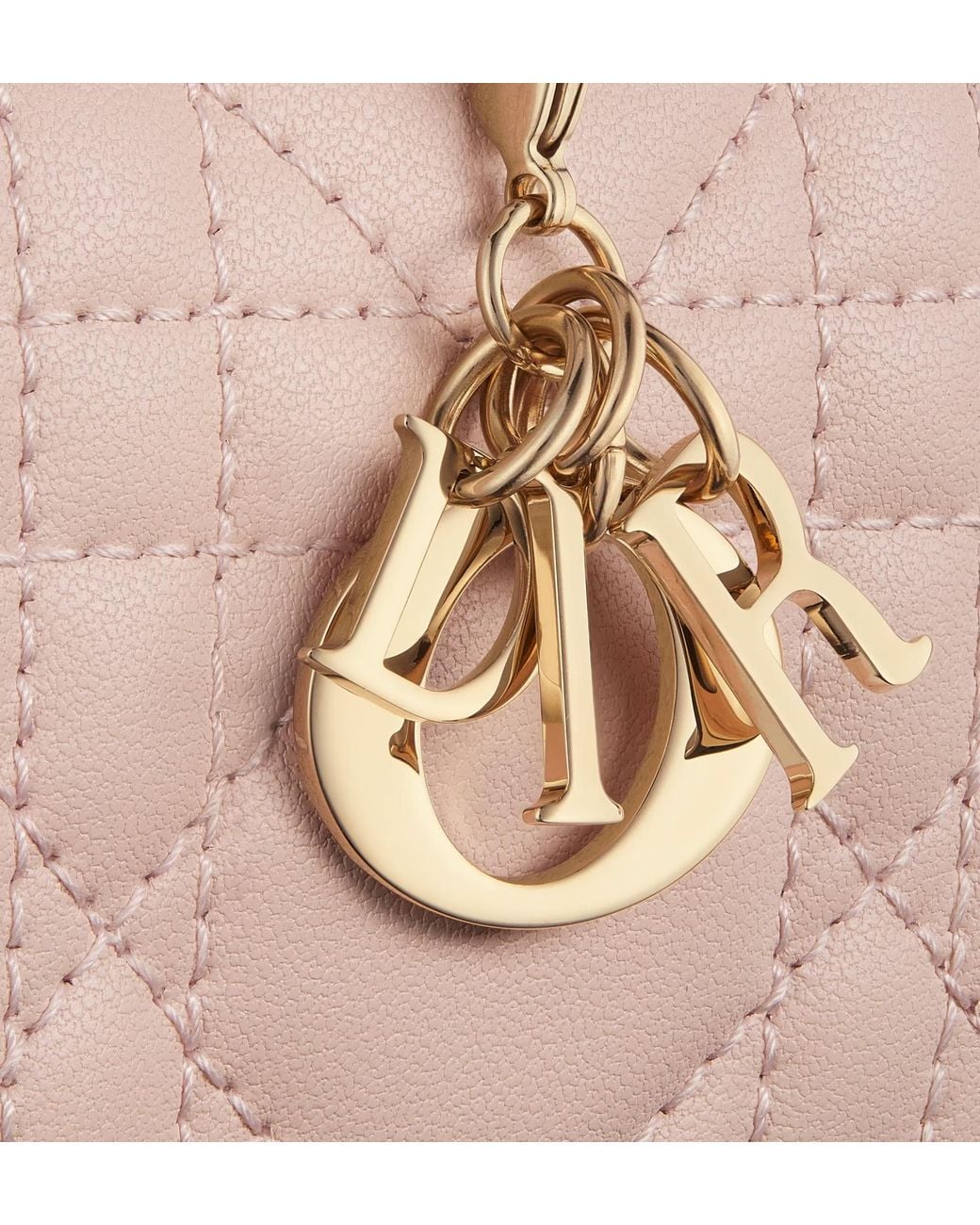Dior Pink Mini Lady Wallet