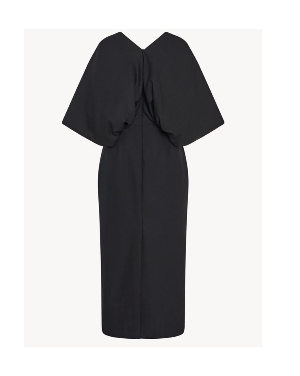 The Row Black Abinhav Pleated Dress
