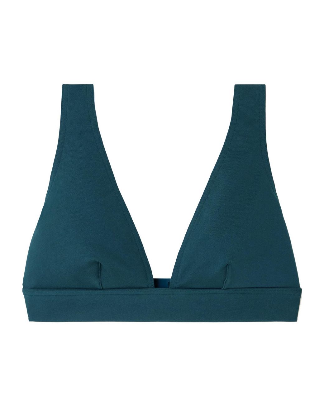 Eres Blue Triangle Bikini Top