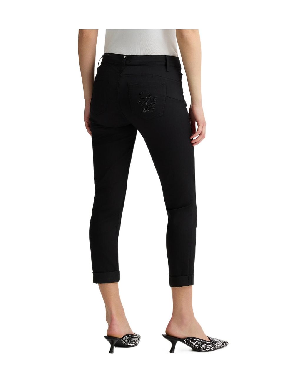 Liu Jo Black Skinny Trousers