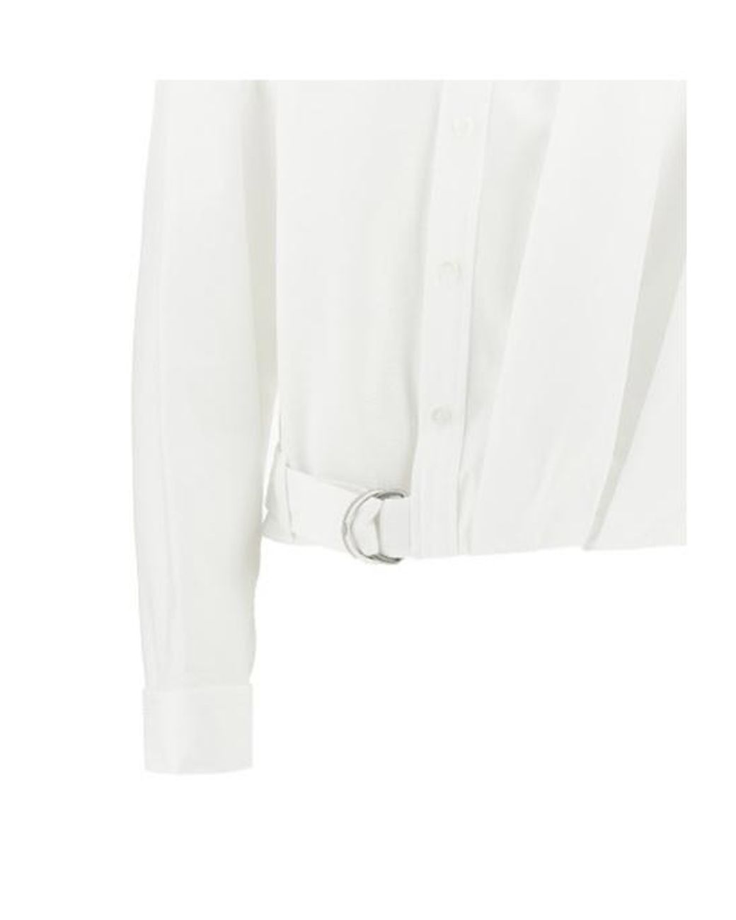 Loewe White Draped Shirt