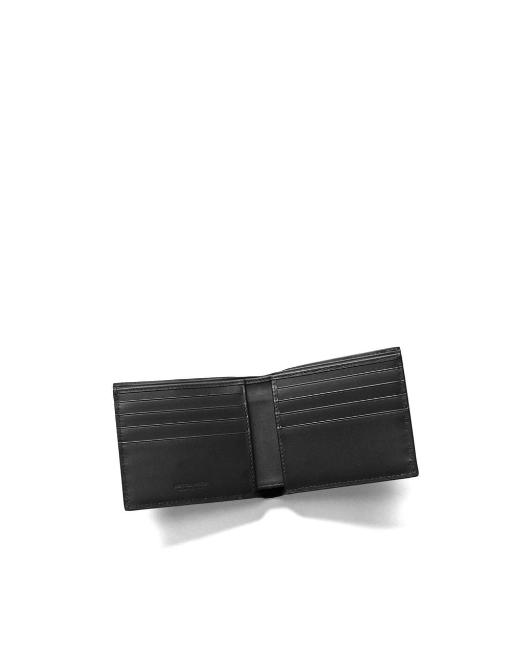 Bottega Veneta Black Logo Wallet for men