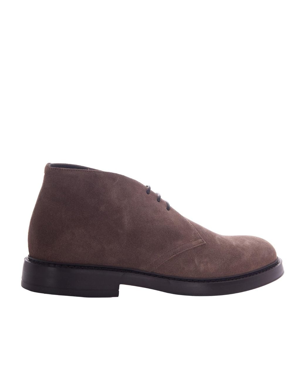 Doucal's Purple Chukka Ankle Boots for men