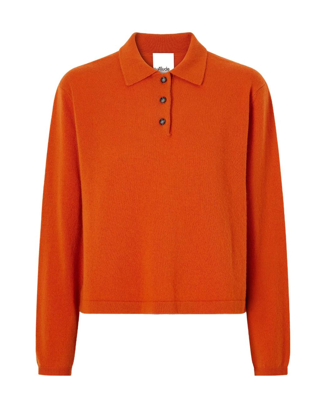Allude Orange Cashmere Sweater