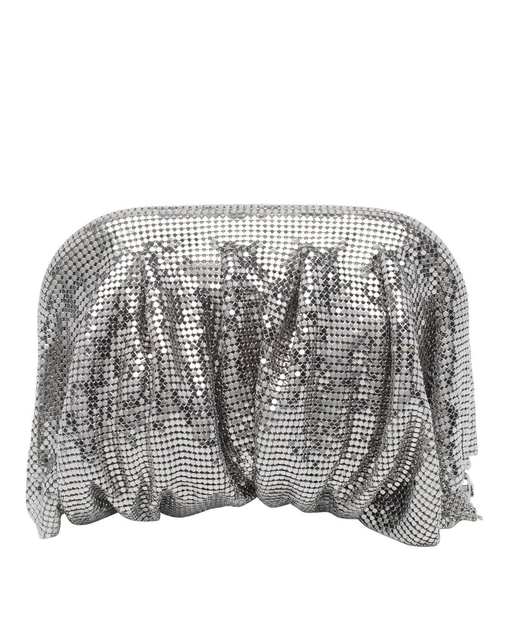 Benedetta Bruzziches Gray Venus La Petite Crystal Clutch Bag