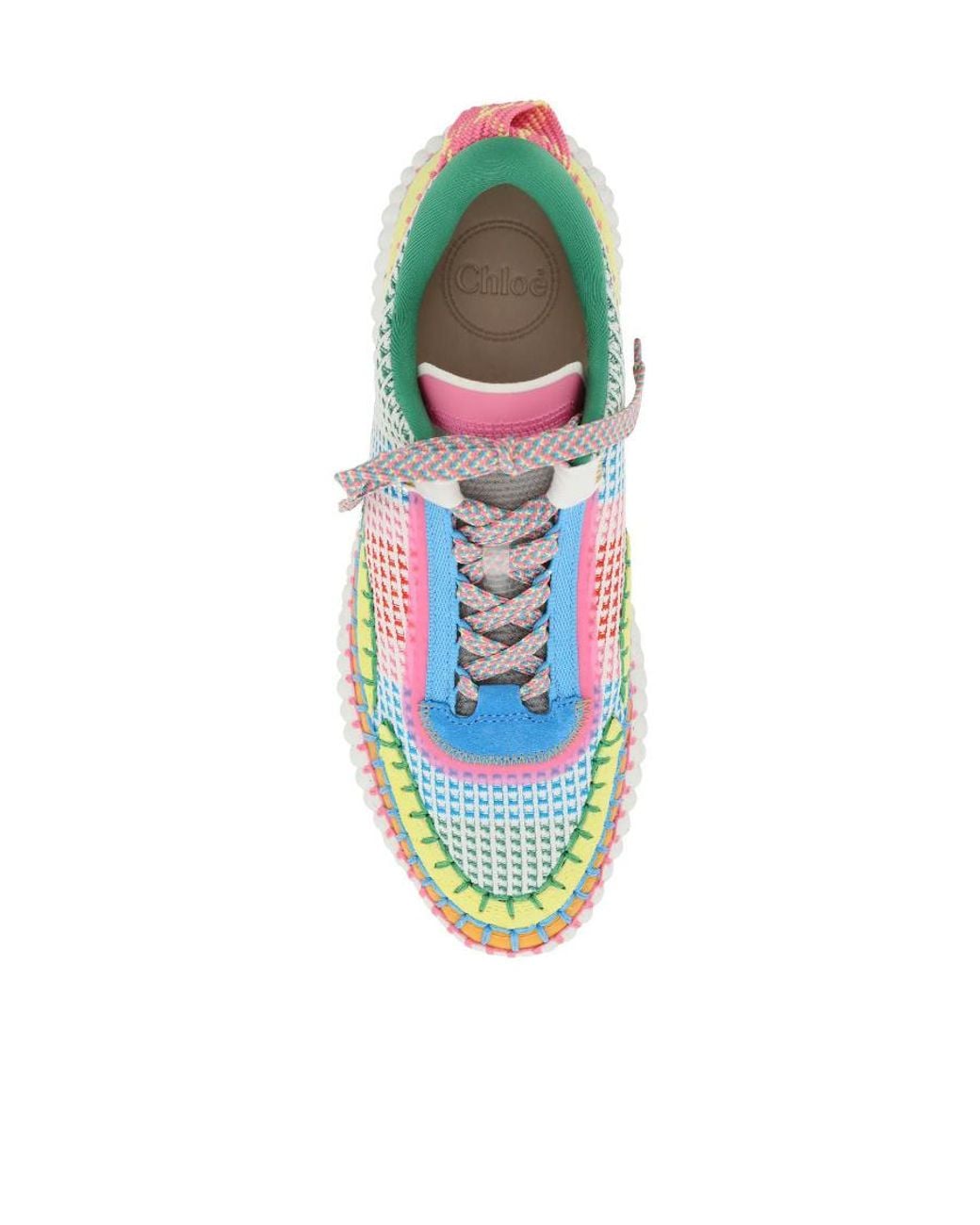Chloé Blue Nama Low-Top Sneakers