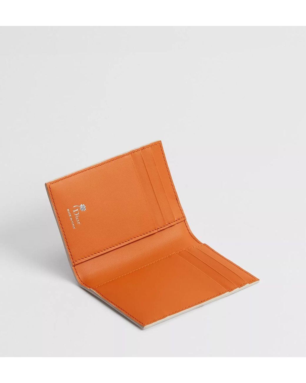 Dior Gray Bifold Card Holder for men