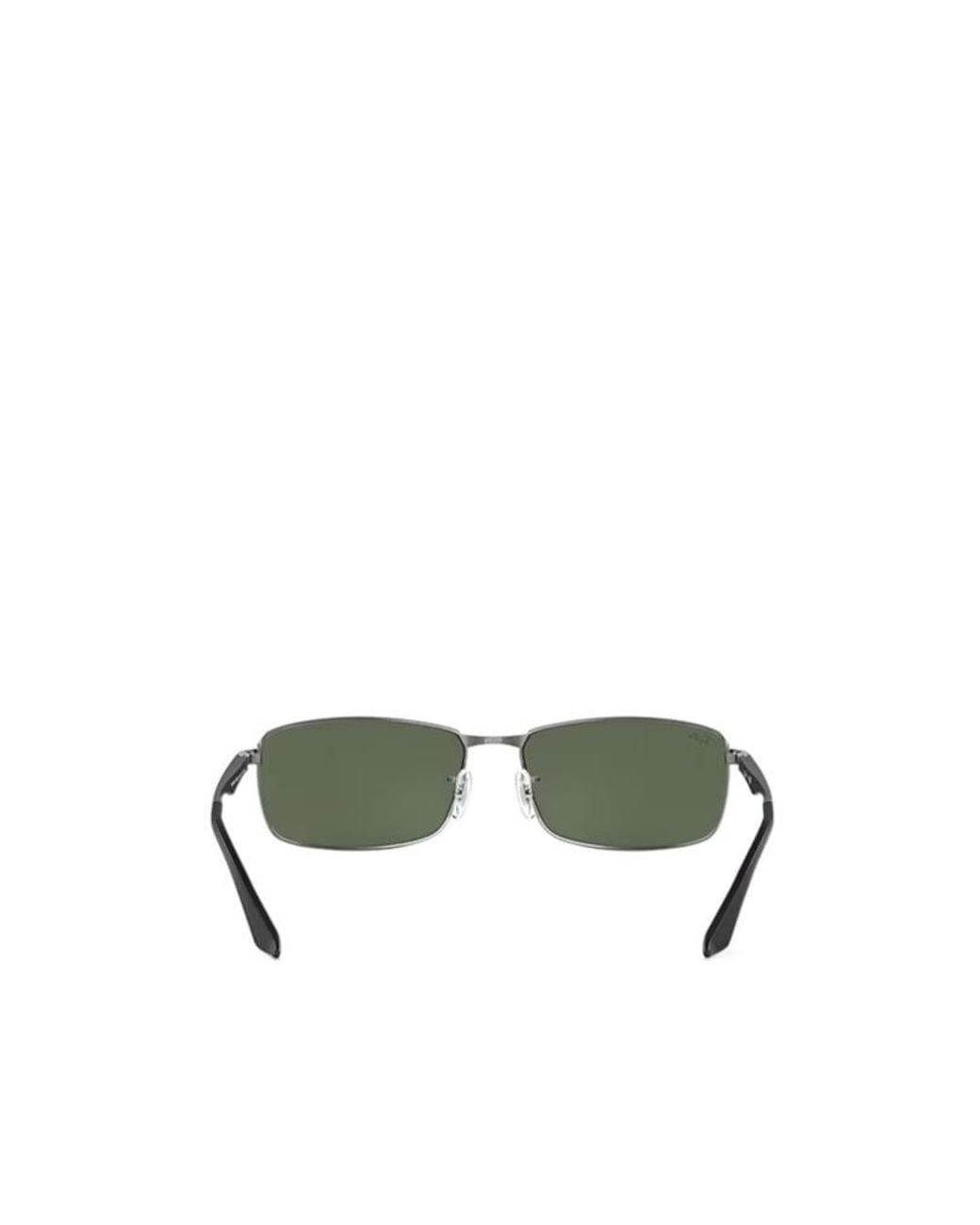 Ray-Ban Green Rb3498 Rectangular Frame Polarised Sunglasses for men