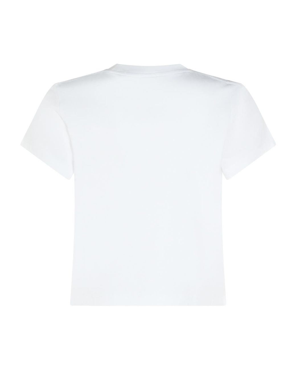 Alexander Wang White Shrunken Logo T-Shirt