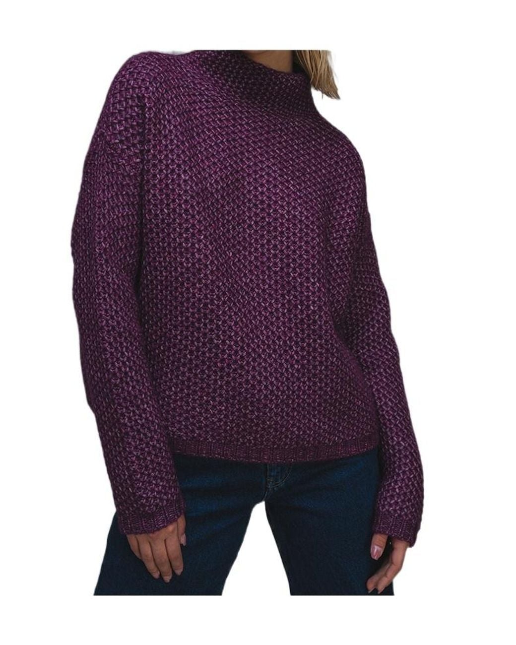 Boss Purple Long Sleeve Sweater