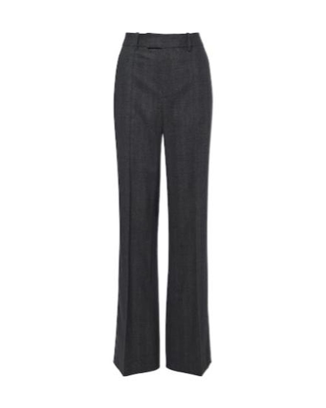 Nili Lotan Gray Etoile Wide-Leg Casual Trousers