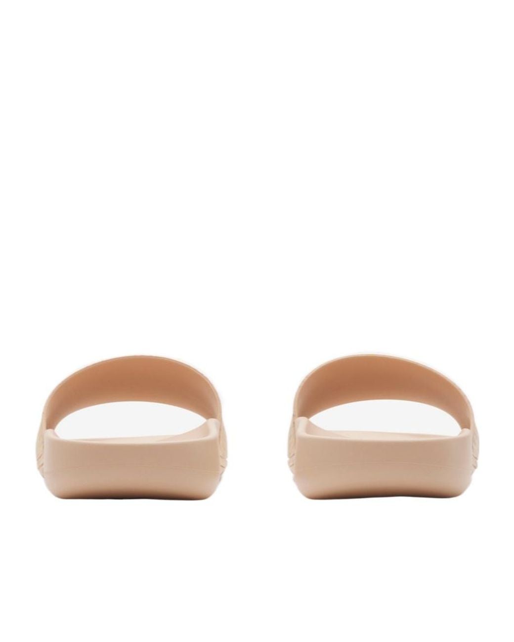 Burberry Natural Dive Check Pattern Slides