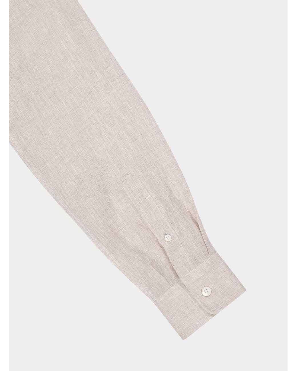 Brunello Cucinelli White Long Sleeved Buttoned Shirt for men
