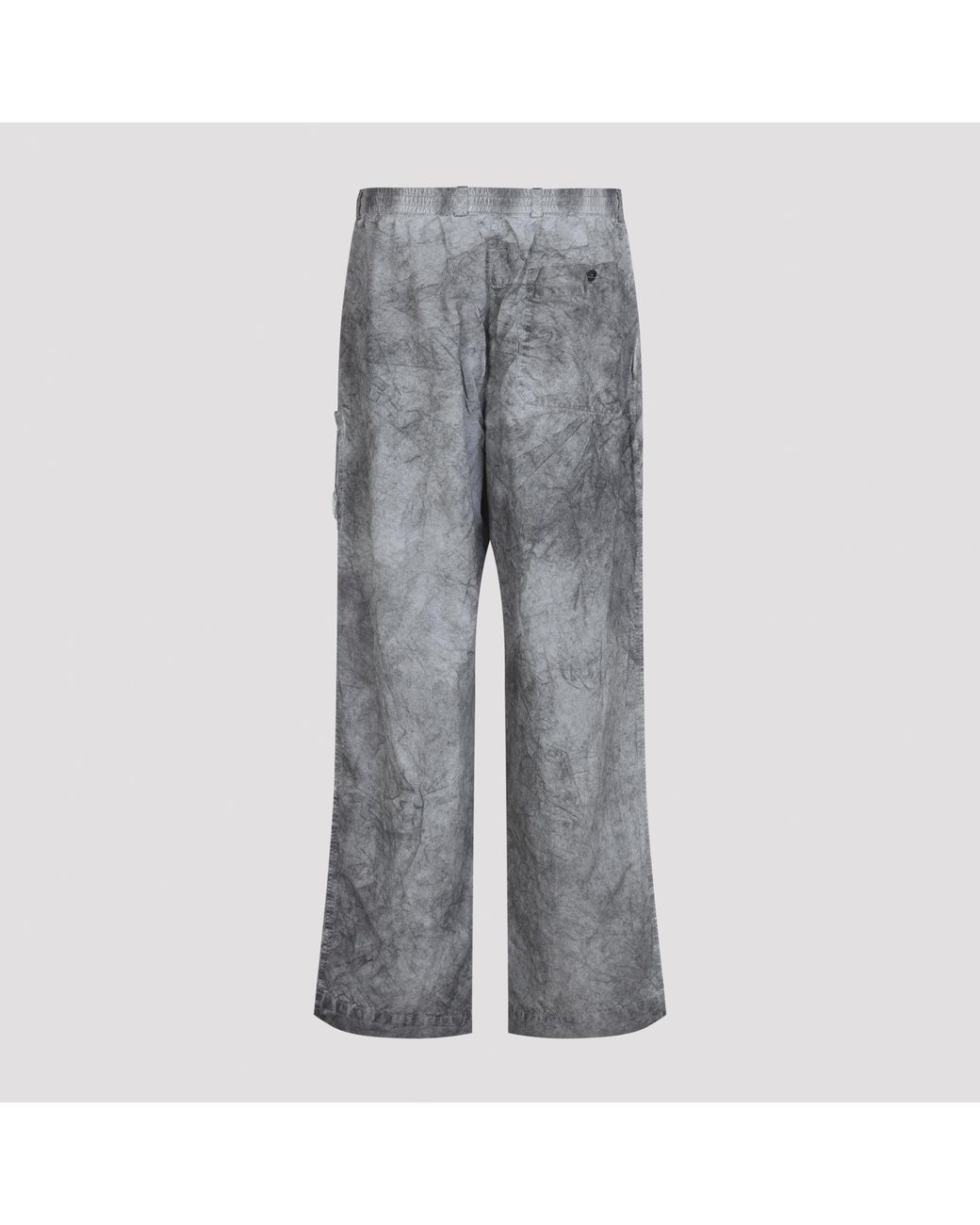 C P Company Gray Lens-Detail Cargo Pants for men