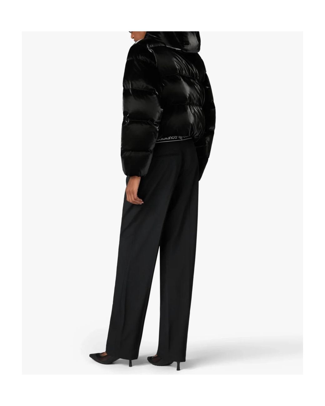 Casablanca Black Short Down Jacket