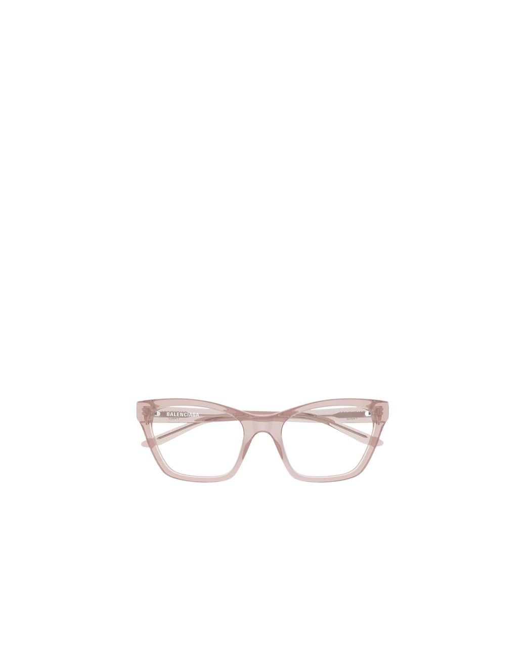 Balenciaga White Eyewear Cat-Eye Frame Glasses