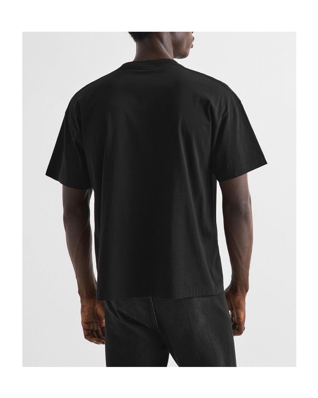 Gucci Black Crew Neck Short-Sleeve Tee for men
