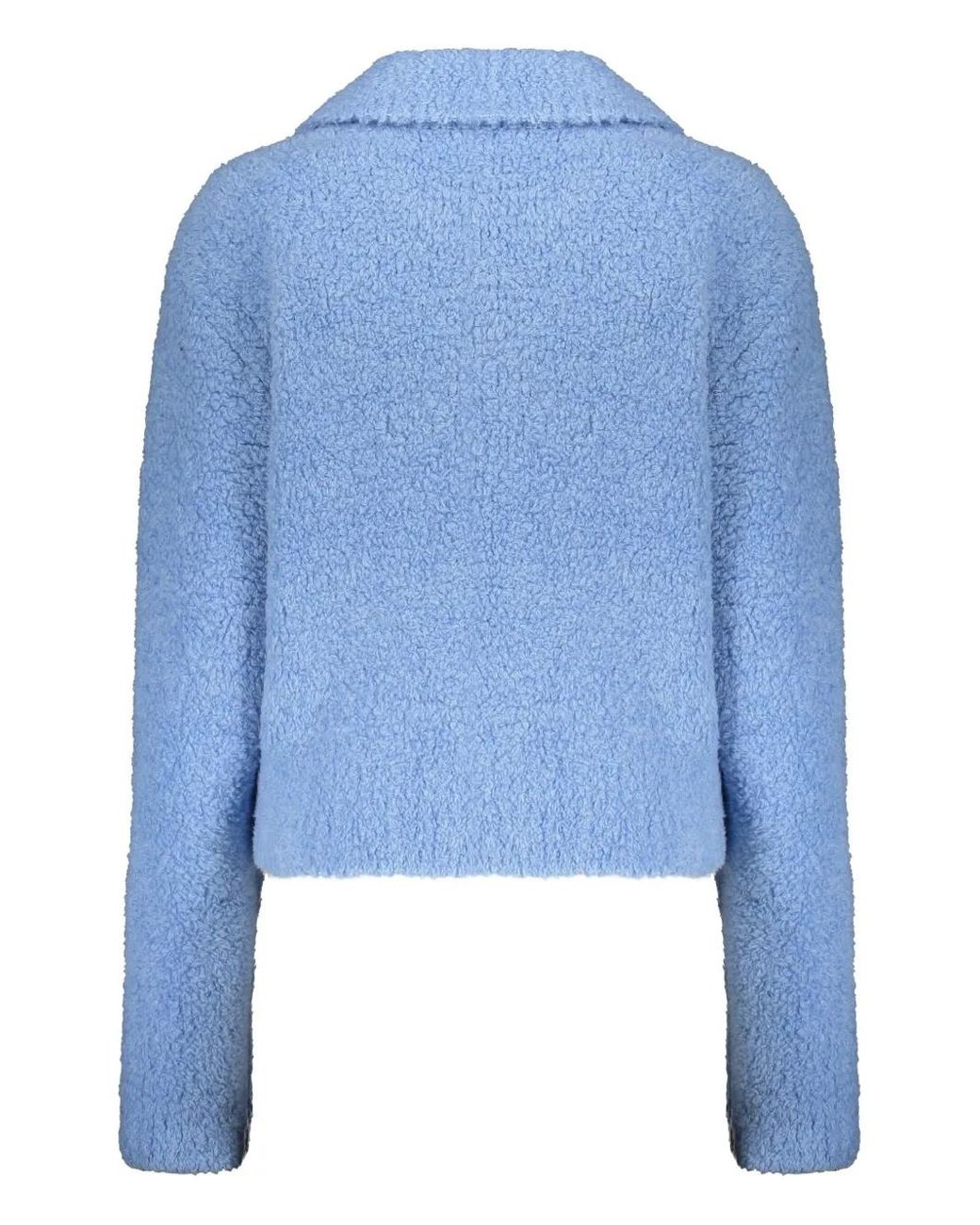 Low Classic Blue Wool-Blend Jacket